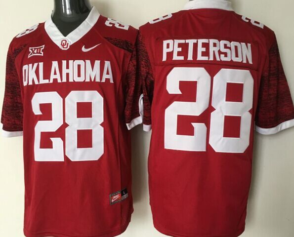 NCAA Youth Oklahoma Sooners Red Limited #28 jerseys->youth ncaa jersey->Youth Jersey